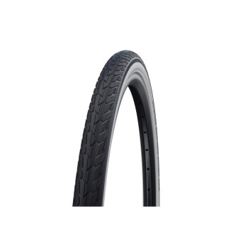 Schwalbe Road Cruiser HS484 700x40C (42-622) / 28x1,60 külső gumi fehér oldalfallal, reflexcsíkkal