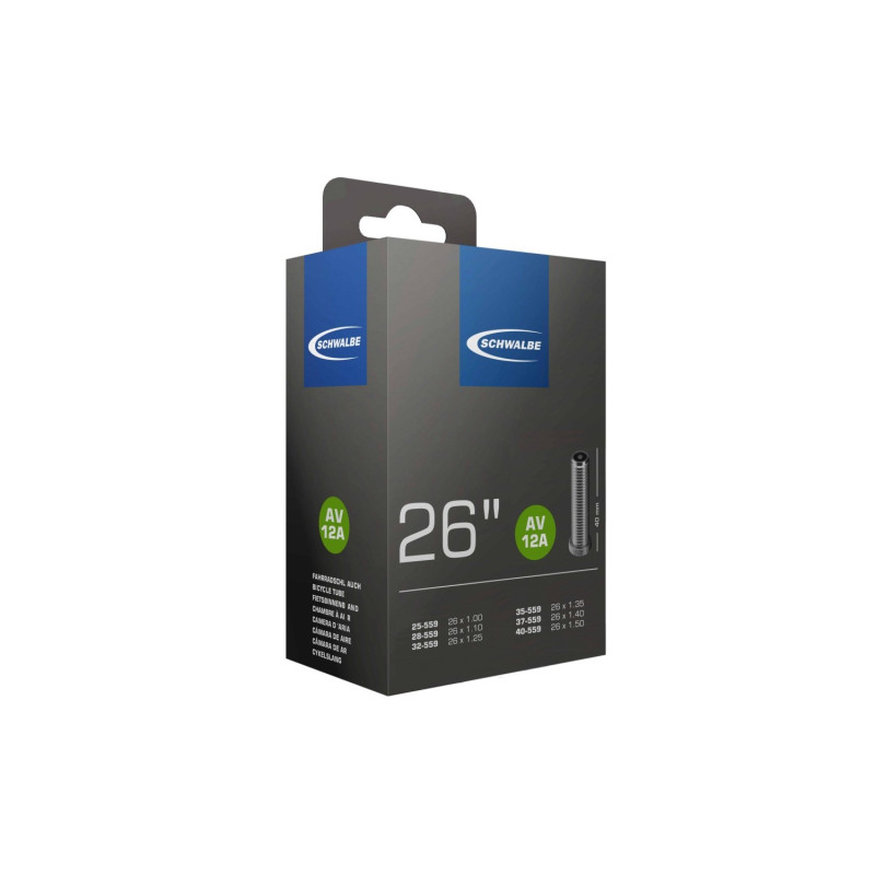Schwalbe AV12A belső gumi 26x1,00–1,50 (25/40-559) AV 40 mm dobozos