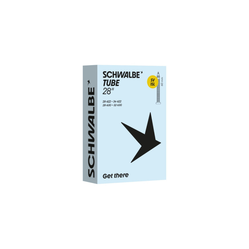 Schwalbe SV15L belső gumi 27x1-1/4 (28/34-622/630) SV 60 mm dobozos