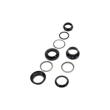 Kormányfejk. 1 1/8" menetes 25,4/34/30 mm krom 9 r kormánycsapágy 1 1/8" cp 390509