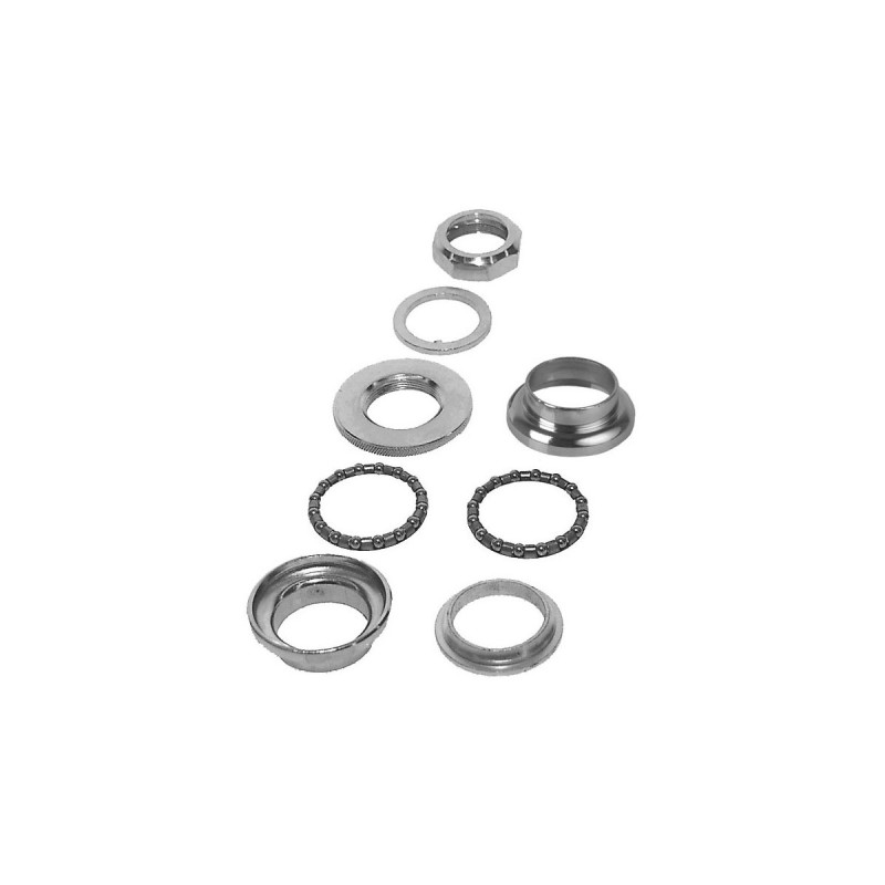 Kormányfejk. 1 menetes 22,4/30,2/26,4mm krom 8 r kormánycsapágy 1 22,4/30,2/26,4mm krom