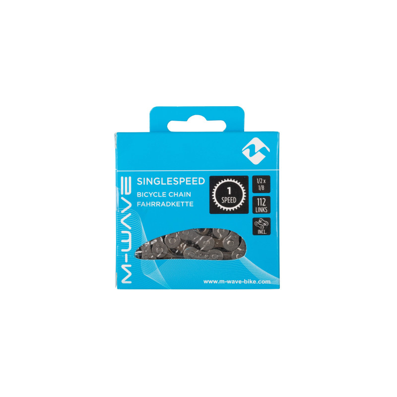 Lánc 1/2x1/8 - 1 sp / 112l m-wave szürke