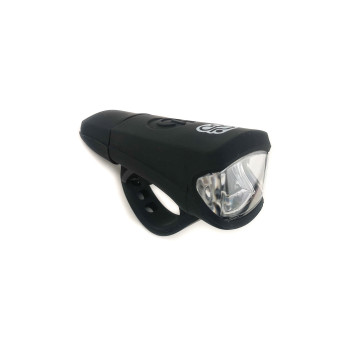 Lámpa első akkus 0,5w led csepel urban-f - 10lux (szilikonos) fekete