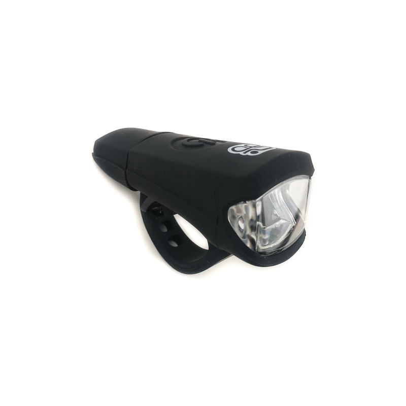 Lámpa első akkus 0,5w led csepel urban-f - 10lux (szilikonos) fekete