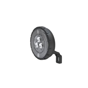 Lámpa első elemes 3 led csepel (tartóval) fekete