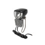 Lámpa első agydinamós 1 led m-wave apollon d 30lux (kapcsolós) fekete