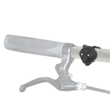 Villogó első elemes 2 led schwinn csepel koponya - 3 funkciós fekete