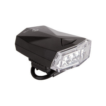 Lámpa első elemes 4 led m-wave apollon 4.3 (tartóval) fekete