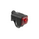 Lámpa hátsó akkus 1 led m-wave helios k1.1 usb (szilikonos) fekete