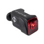 Lámpa hátsó akkus 1 led m-wave helios k1.1 usb (szilikonos) fekete