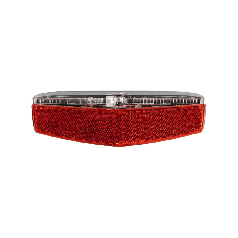 Lámpa hátsó dinamós 1 led áfny csomagtartóra (50-80mm) - m-wave helios piros