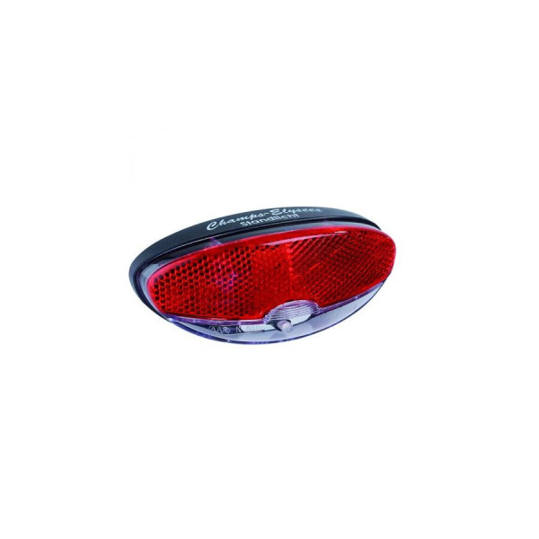 Lámpa hátsó elemes 3 led csomagtartóra - büchel champs-elysees piros