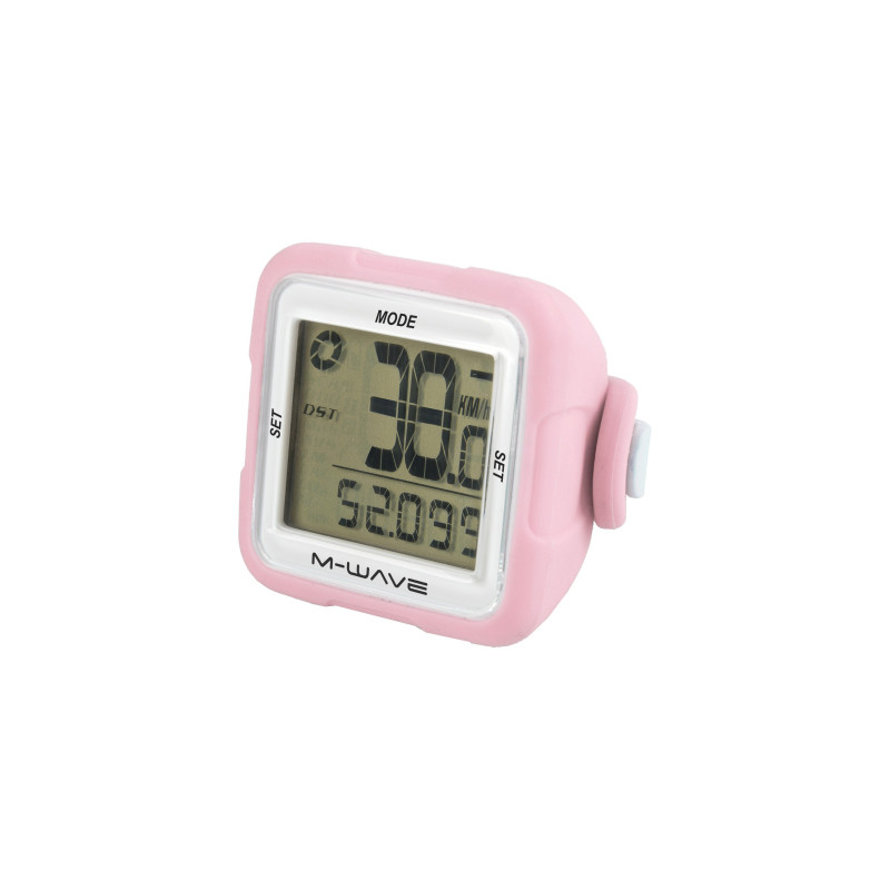 Km óra wireless 14 funkciós m-wave xiv - szilikonos pink