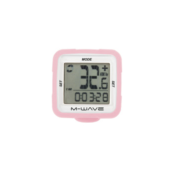 Km óra wireless 14 funkciós m-wave xiv - szilikonos pink
