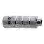 Bmx kilépő acél 14mm 1/2" 38x110 mm ezüst