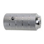 Bmx kilépő alu 14mm 1/2" 50x110 mm eloxált ezüst