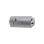 Bmx kilépő alu 14mm 1/2" 50x110 mm eloxált ezüst