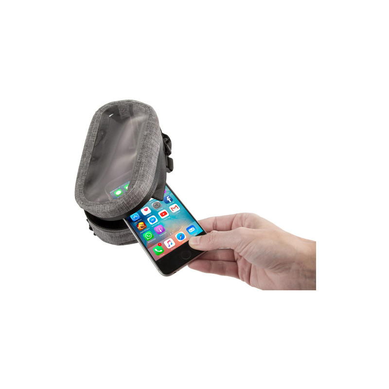 Táska vázra telefontartós m-wave suburban top szürke