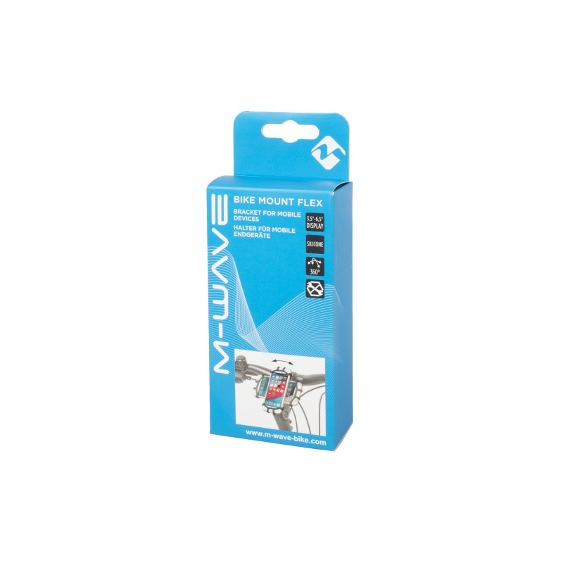 Kormányra telefontartó m-wave bike mount flex (szilikonos) fekete