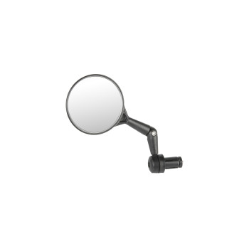 Tükör kormányvégdugós m-wave spy maxi 3d (76 mm) fekete