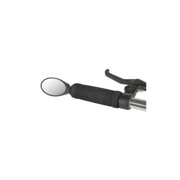 Tükör kormányvégdugós m-wave spy oval 3d (75x50 mm) fekete