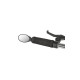 Tükör kormányvégdugós m-wave spy oval 3d (75x50 mm) fekete