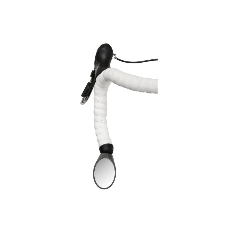 Tükör kormányvégdugós m-wave spy oval 3d (75x50 mm) fekete