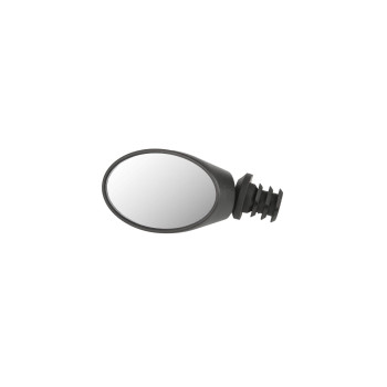 Tükör kormányvégdugós m-wave spy oval 3d (75x50 mm) fekete