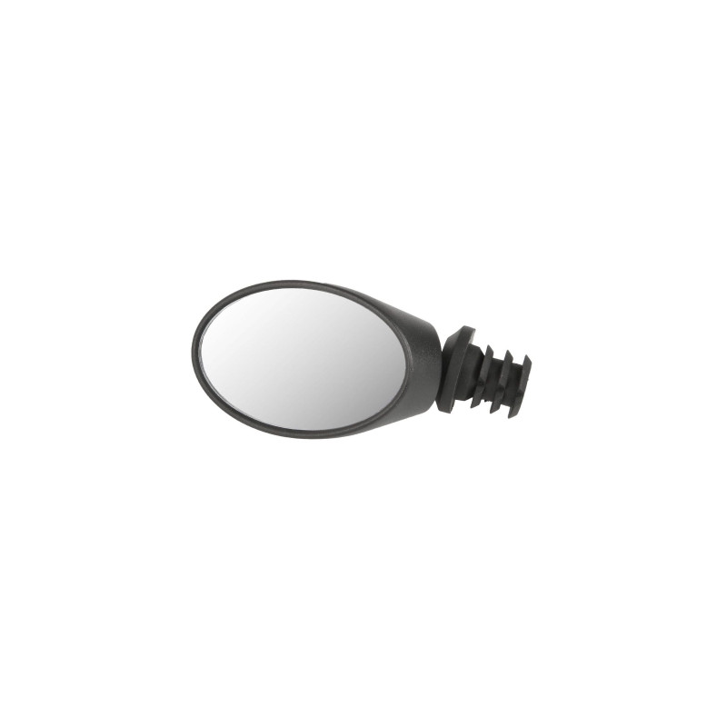 Tükör kormányvégdugós m-wave spy oval 3d (75x50 mm) fekete