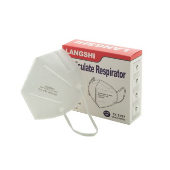 Szájmaszk ffp2 fehér "kék" (10db/csomag)