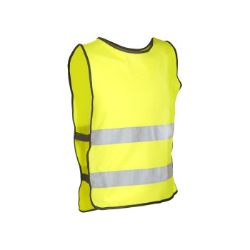 Láthatósági mellény m-wave - gyermek (s-m) neon sárga