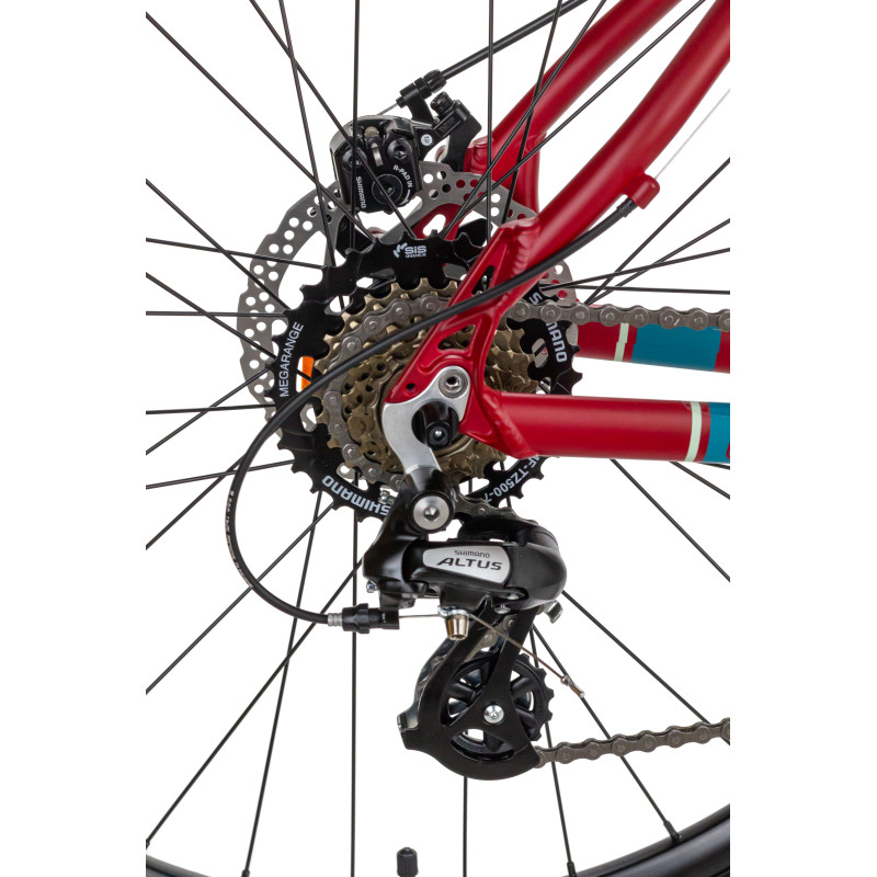 Krp woodlands pro 27,5/20 mtb 1.1 21sp matt bordó ys7405