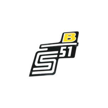 Matrica deknire "B" sárga SIMSON S51