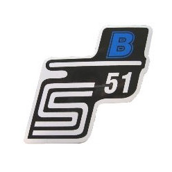 Matrica deknire "B" kék SIMSON S51