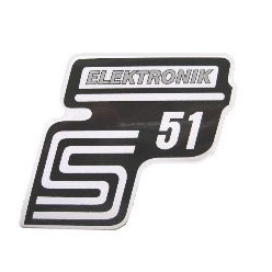 Matrica deknire ezüst ELEKTRONIK SIMSON
