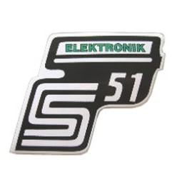 Matrica deknire zöld ELEKTRONIK SIMSON