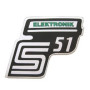 Matrica deknire zöld ELEKTRONIK SIMSON