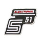 Matrica deknire piros ELEKTRONIK SIMSON