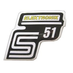 Matrica deknire sárga ELEKTRONIK SIMSON