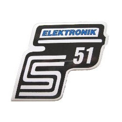 Matrica deknire kék ELEKTRONIK SIMSON