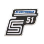 Matrica deknire kék ELEKTRONIK SIMSON