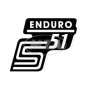 Matrica deknire zöld ENDURO SIMSON