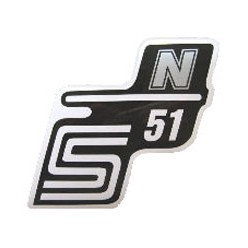 Matrica deknire "N" ezüst SIMSON S51
