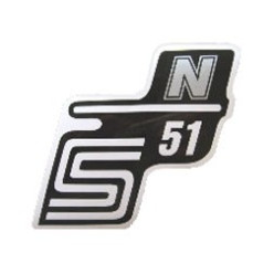 Matrica deknire "N" ezüst SIMSON S51