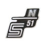 Matrica deknire "N" ezüst SIMSON S51