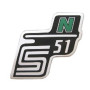 Matrica deknire "N" zöld SIMSON S51