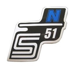 Matrica deknire "N" kék SIMSON S51
