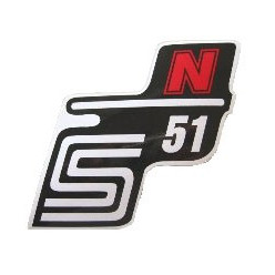 Matrica deknire "N" piros SIMSON S51