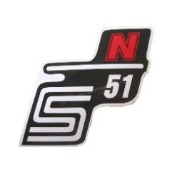 Matrica deknire "N" piros SIMSON S51