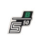 Matrica deknire "B" zöld SIMSON S50